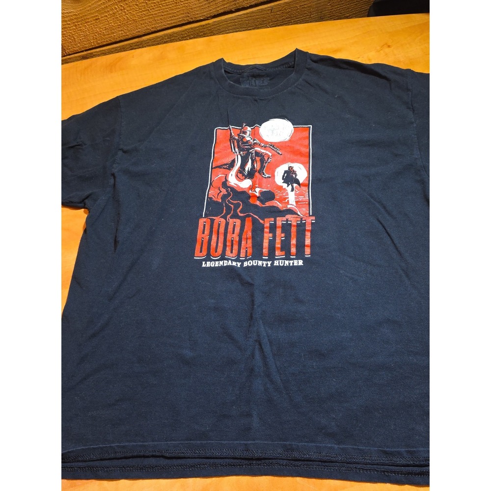 Star Wars Boba Fett Legendary Bounty Hunter Graphic T-Shirt Black XL Geeknet